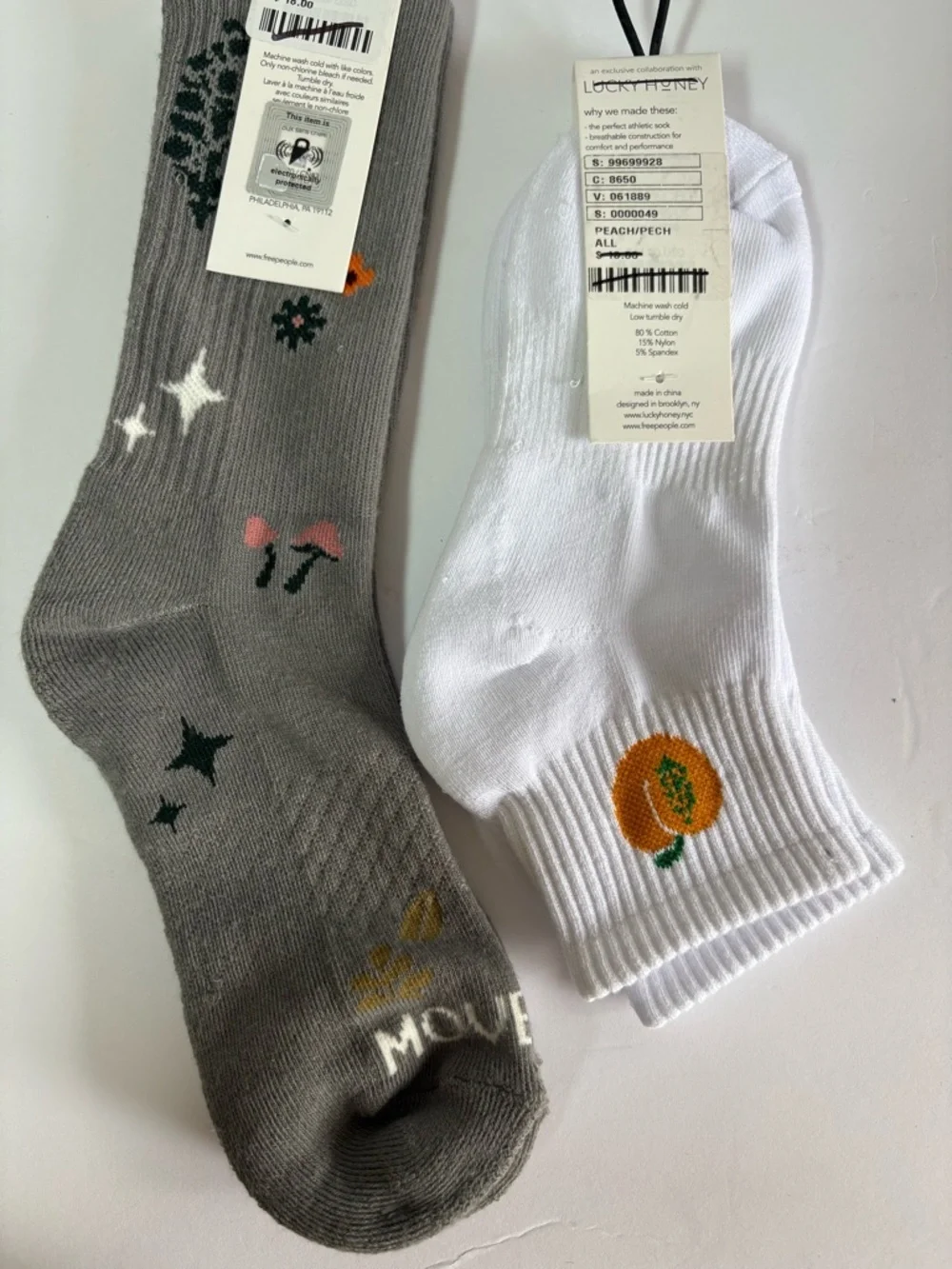 Set of 2 NWT Free People FP Movement  Socks